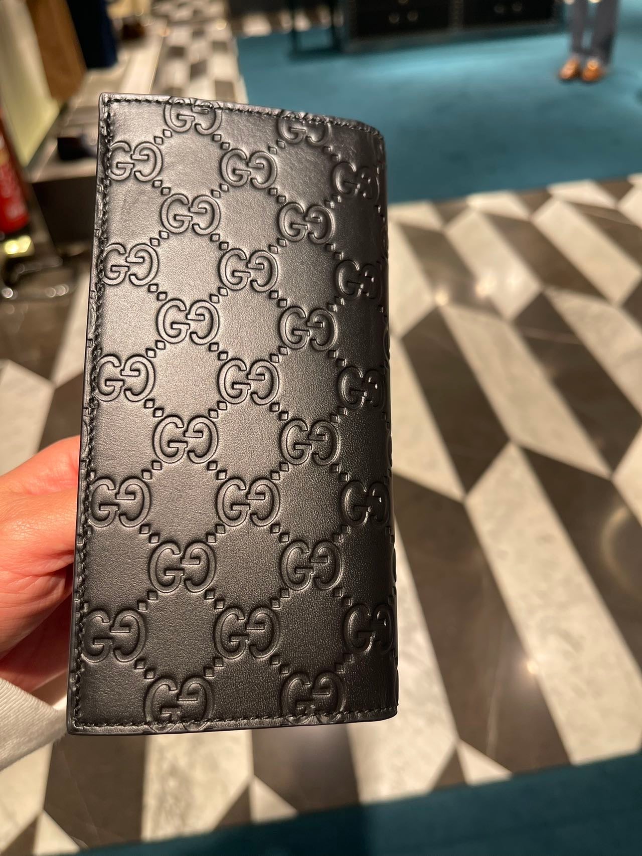 Gucci signature long wallet 古馳GG壓紋長夾