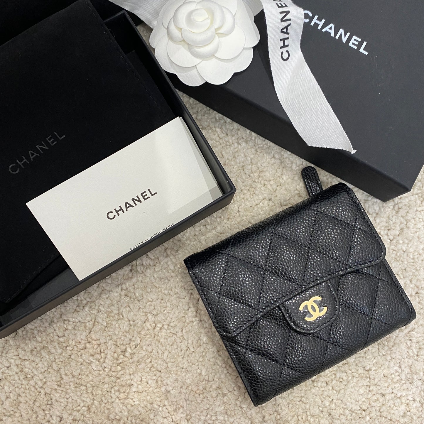 Chanel classic compact wallet | 香奈兒經典三折短夾
