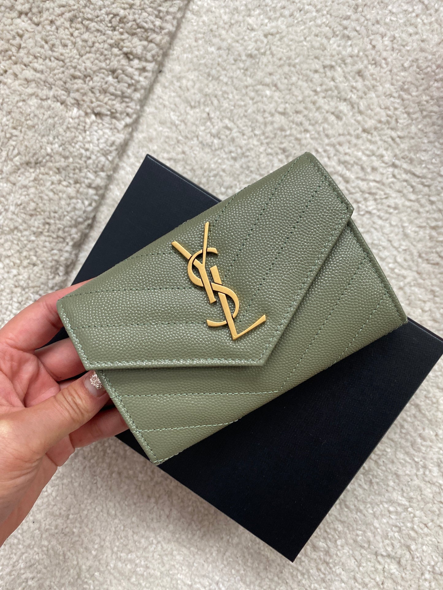 YSL saint Laurant card holder 聖羅蘭卡夾