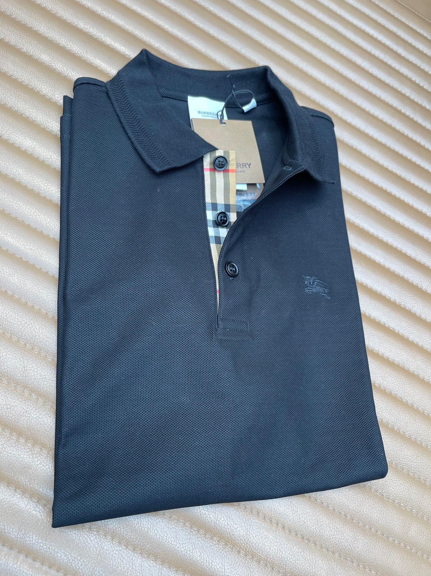 Burberry polo shirt 巴寶莉男士短袖polo衫 胸口刺繡