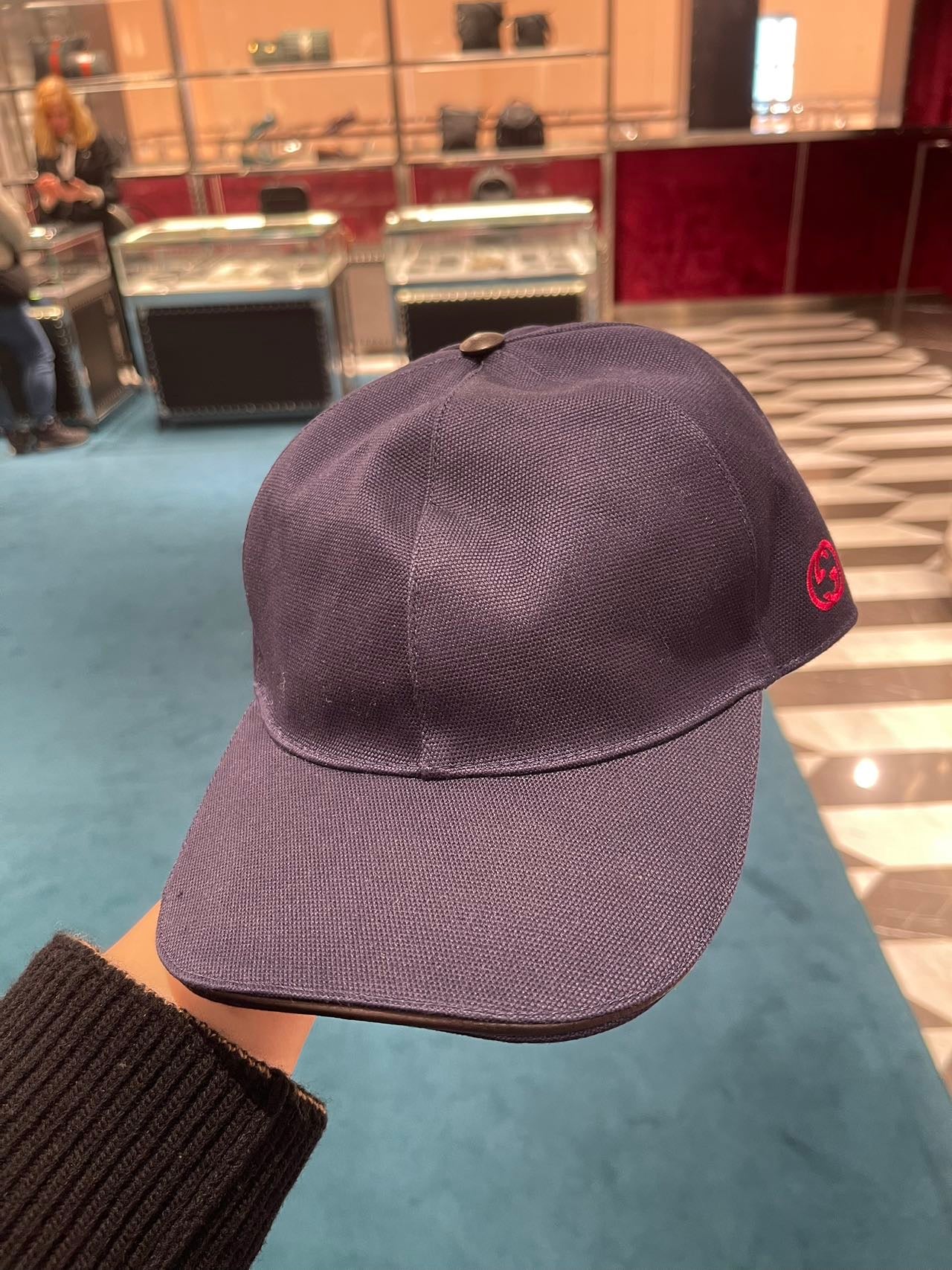 Gucci canvas cap古馳帆布鴨舌帽