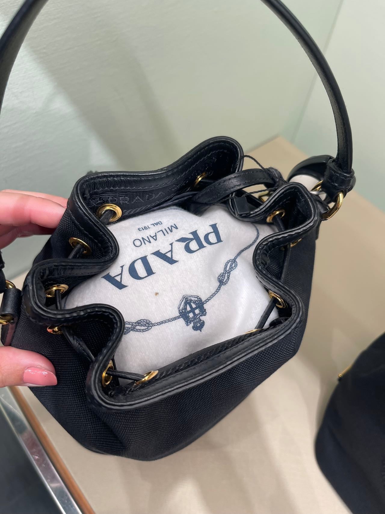 Prada canvas bucket bag 普拉達帆布水桶包