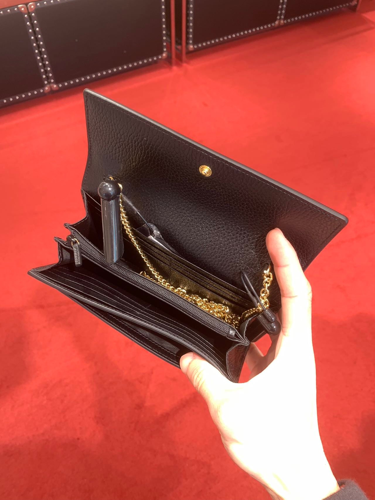 Gucci wallet on chain 古馳鏈條皮夾