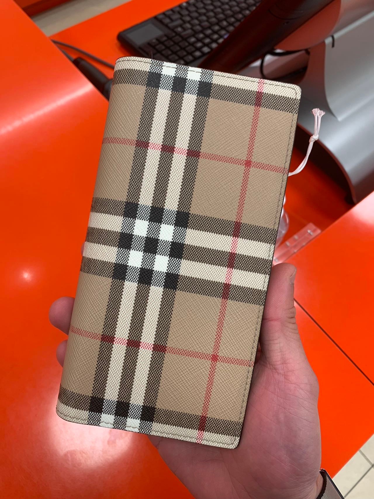 Burberry wallet 巴寶莉格紋長夾