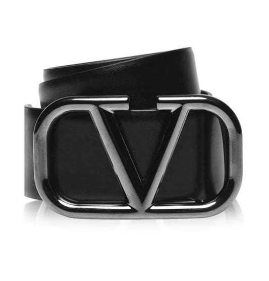 VALENTINO GARAVANI V LOGO SIGNATURE BELT 
范倫鐵諾經典大V LOGO男皮帶