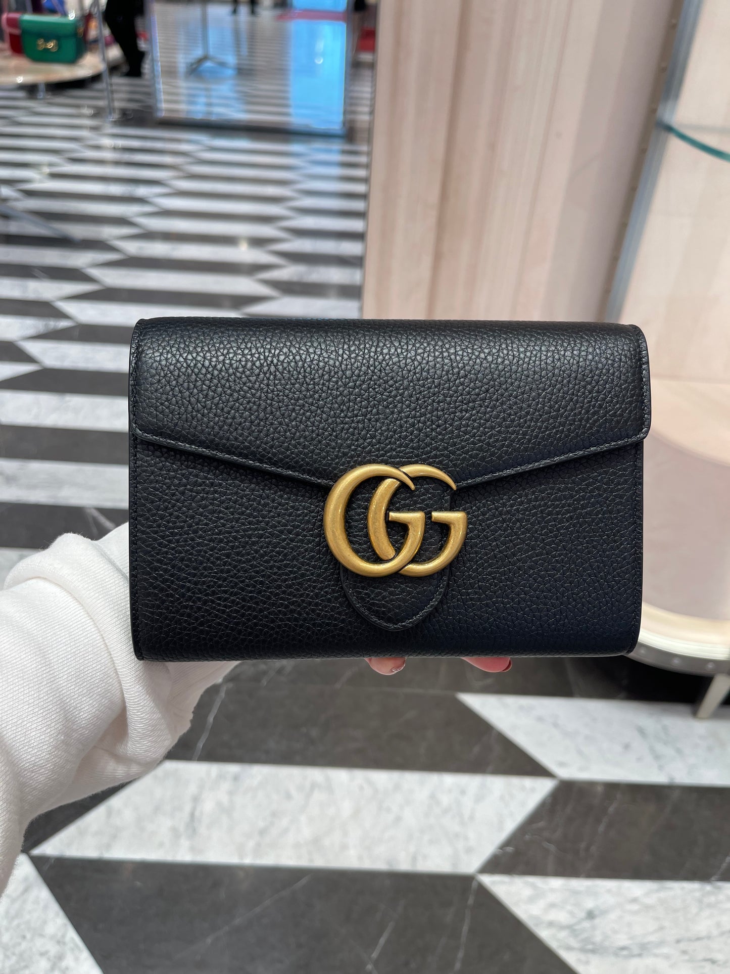 Gucci Cellarius wallet on chain 古馳鏈條手拿包
