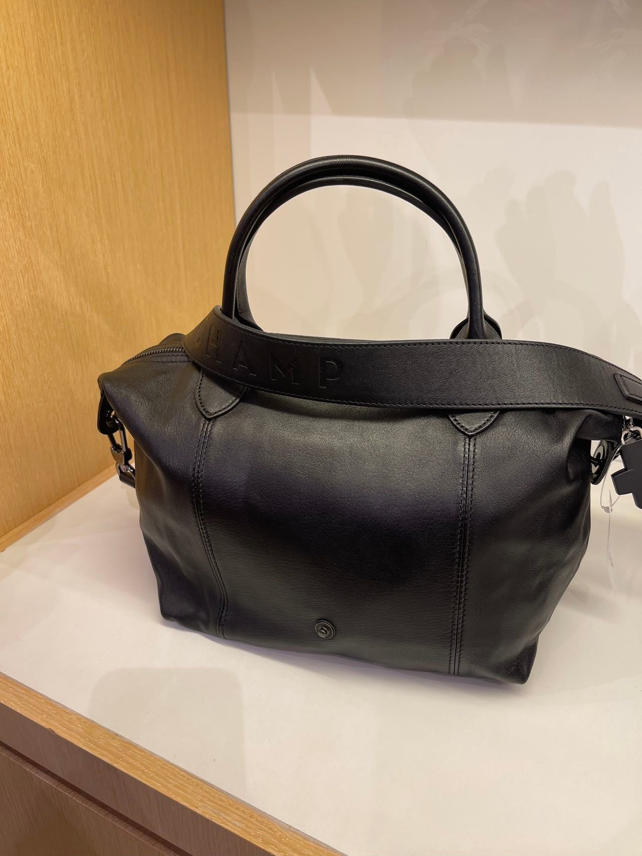 Longchamp le pliage 皮革手提肩背包