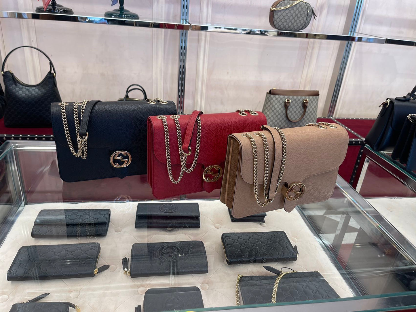 Gucci GG chain shoulder bag 古馳GG鏈條包