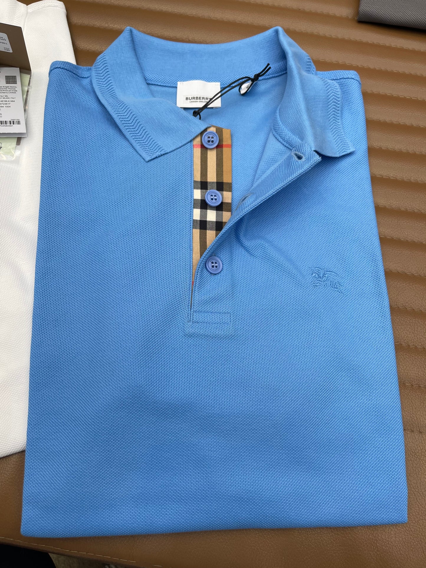 Burberry polo shirt 巴寶莉男士短袖polo衫 胸口刺繡