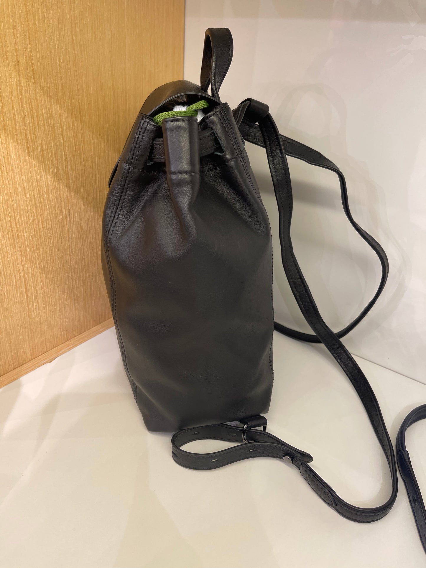 Longchamp leather backpack 龍香皮革後背包
