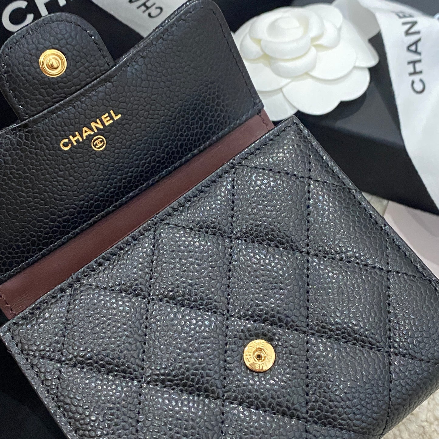 Chanel classic compact wallet | 香奈兒經典三折短夾