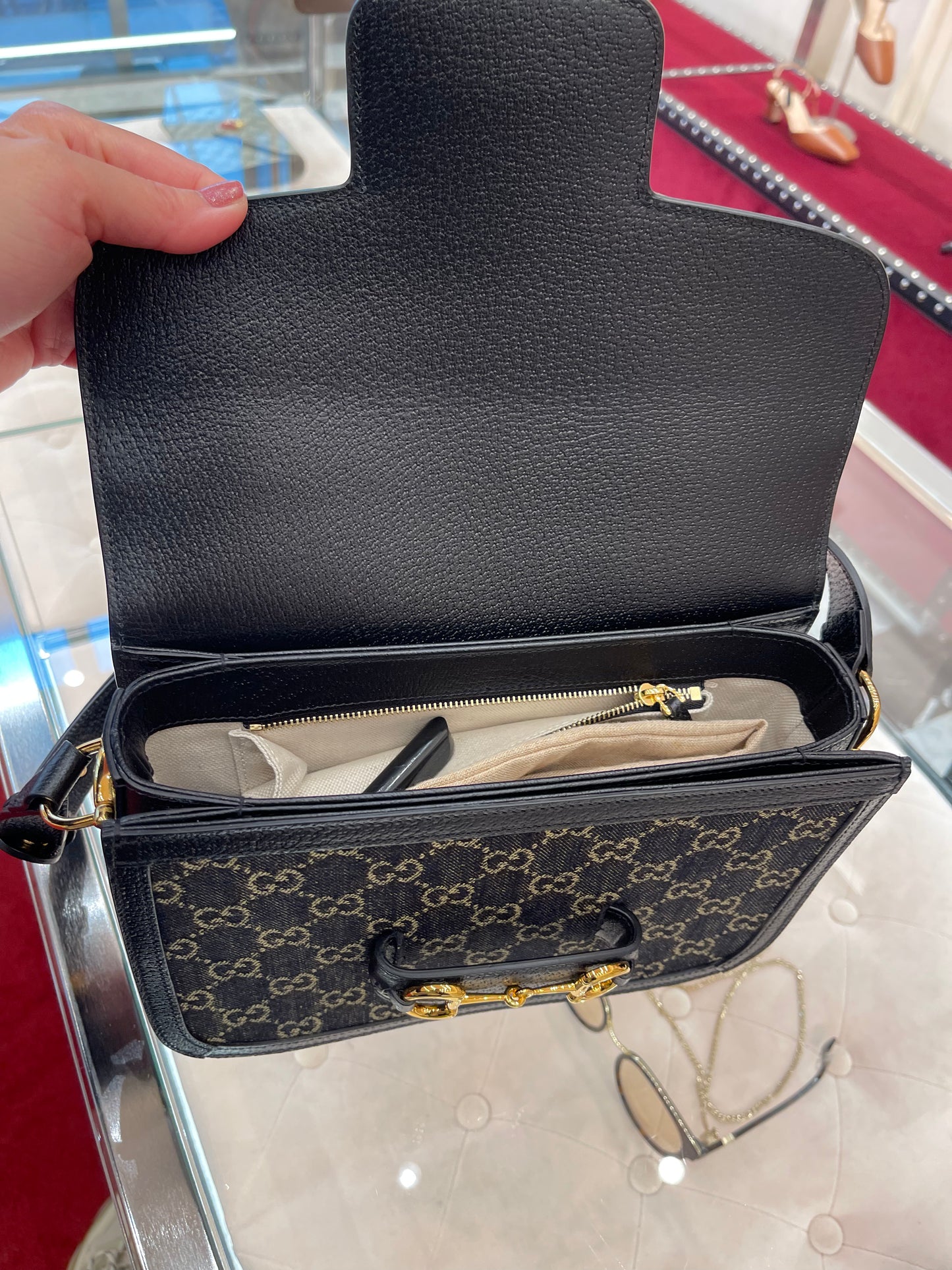 Gucci horsebit 1955 handbag古馳馬銜釦1955肩背包