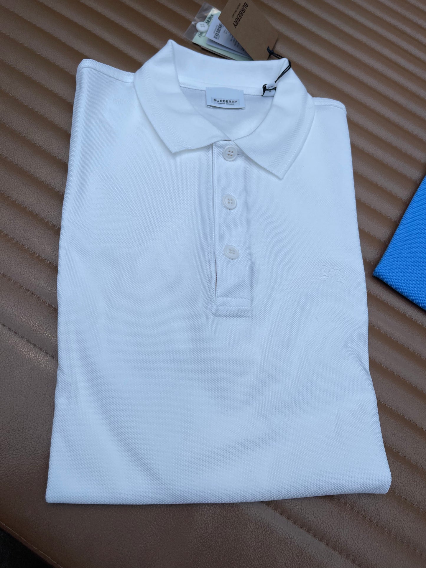 Burberry polo shirt 巴寶莉男士短袖polo衫 胸口刺繡