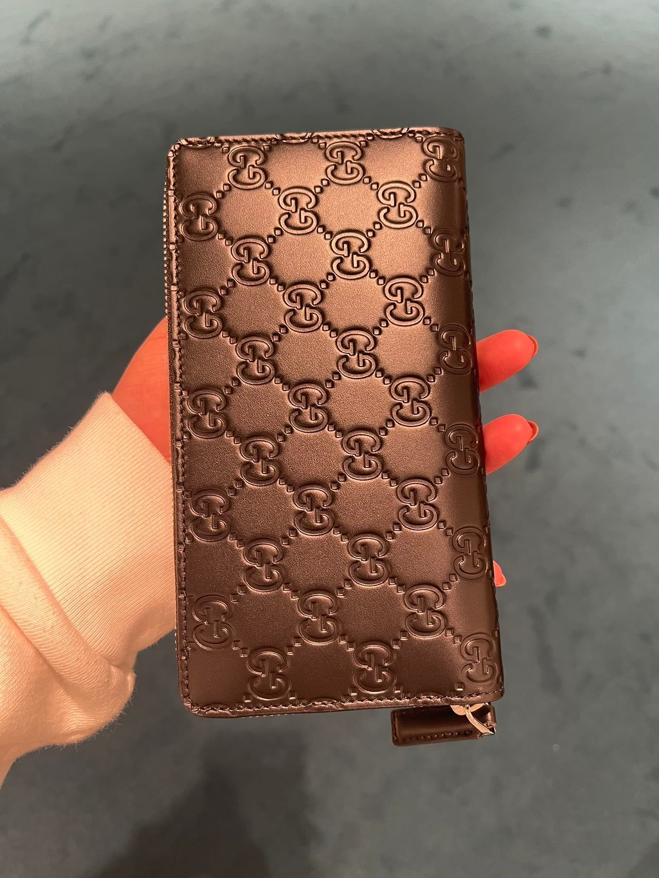 Gucci signature long wallet 古馳GG壓紋長夾
