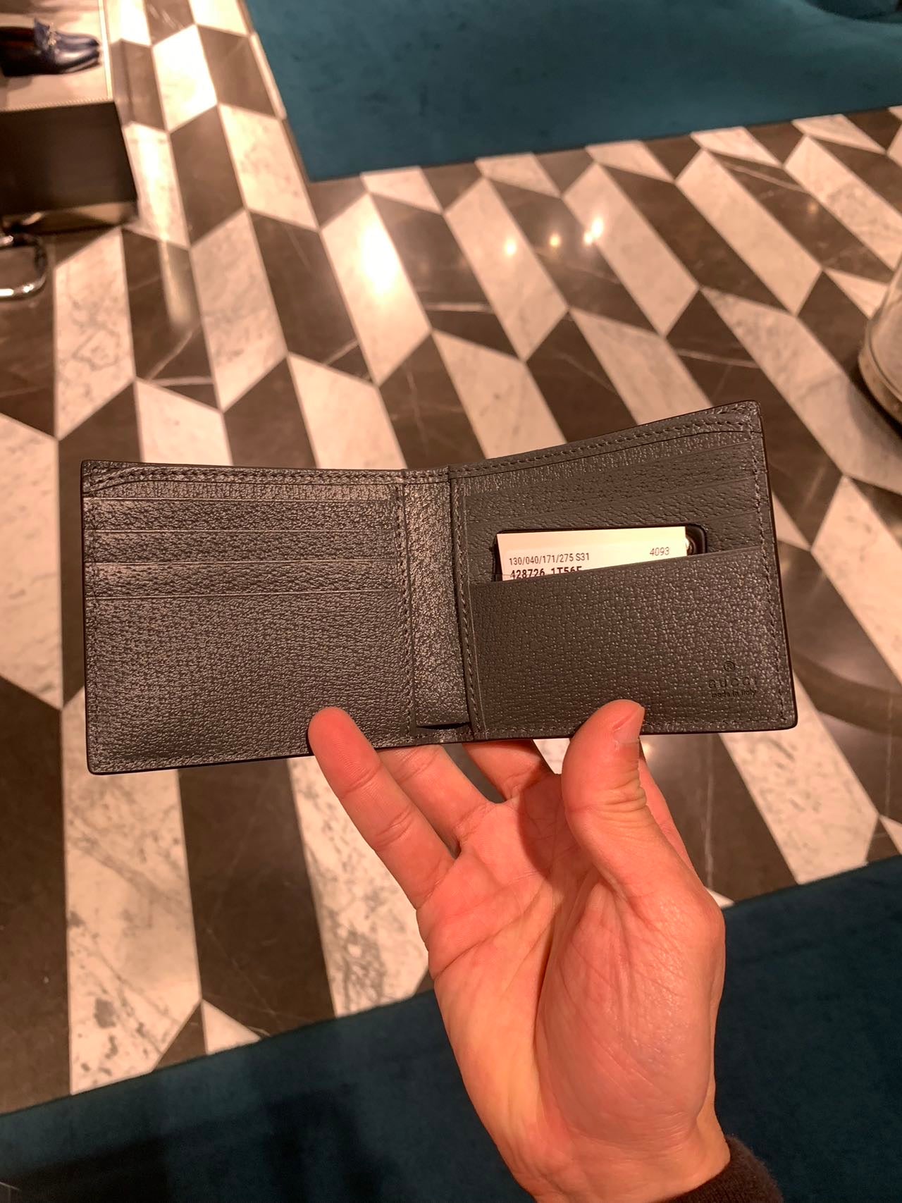 Gucci wallet 古馳GG對折卡槽皮夾