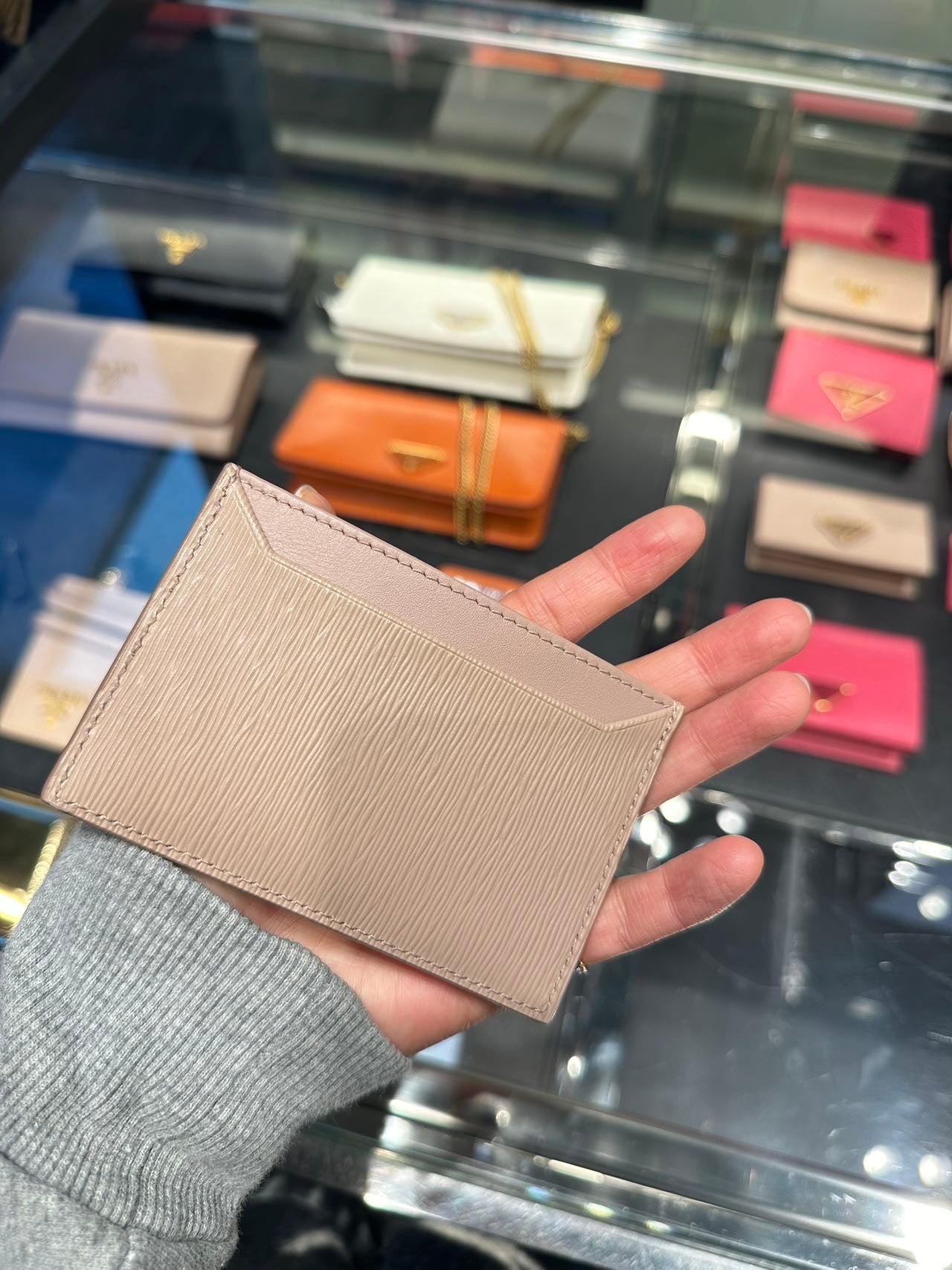 Prada card holder 普拉達水波紋卡夾