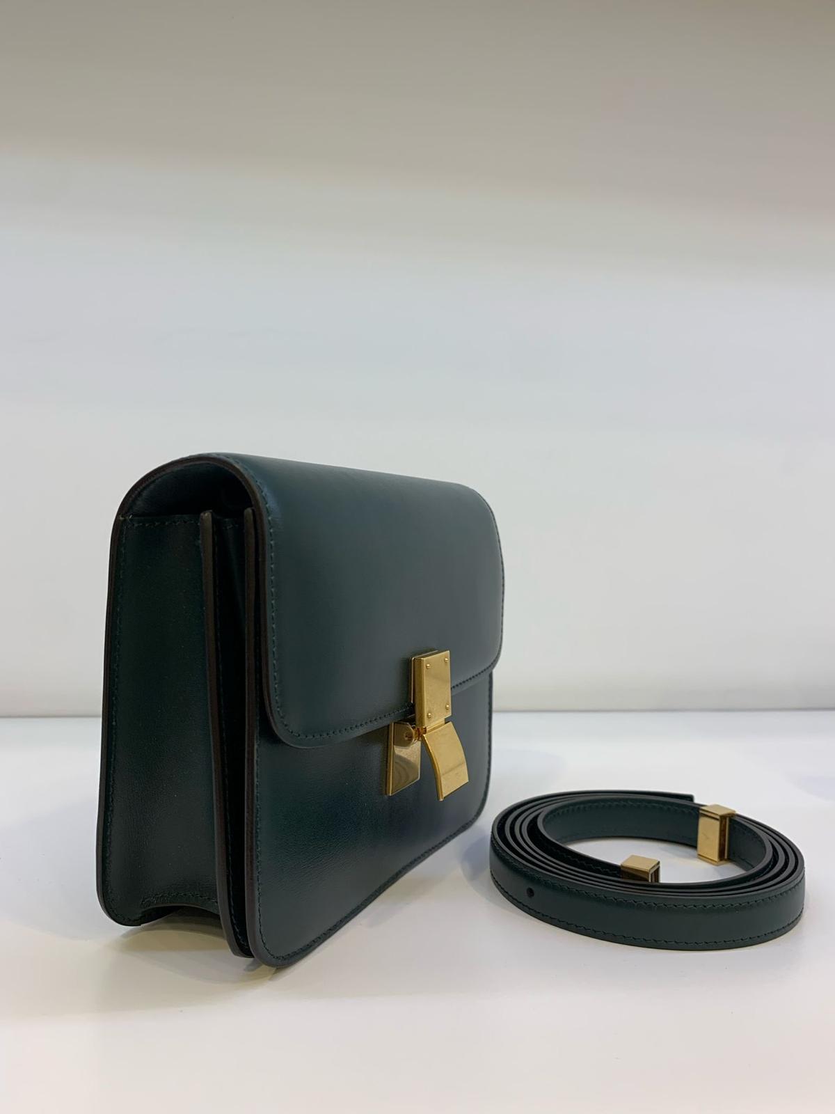 Celine Teen Classic Bag 西琳小牛皮經典肩背包*