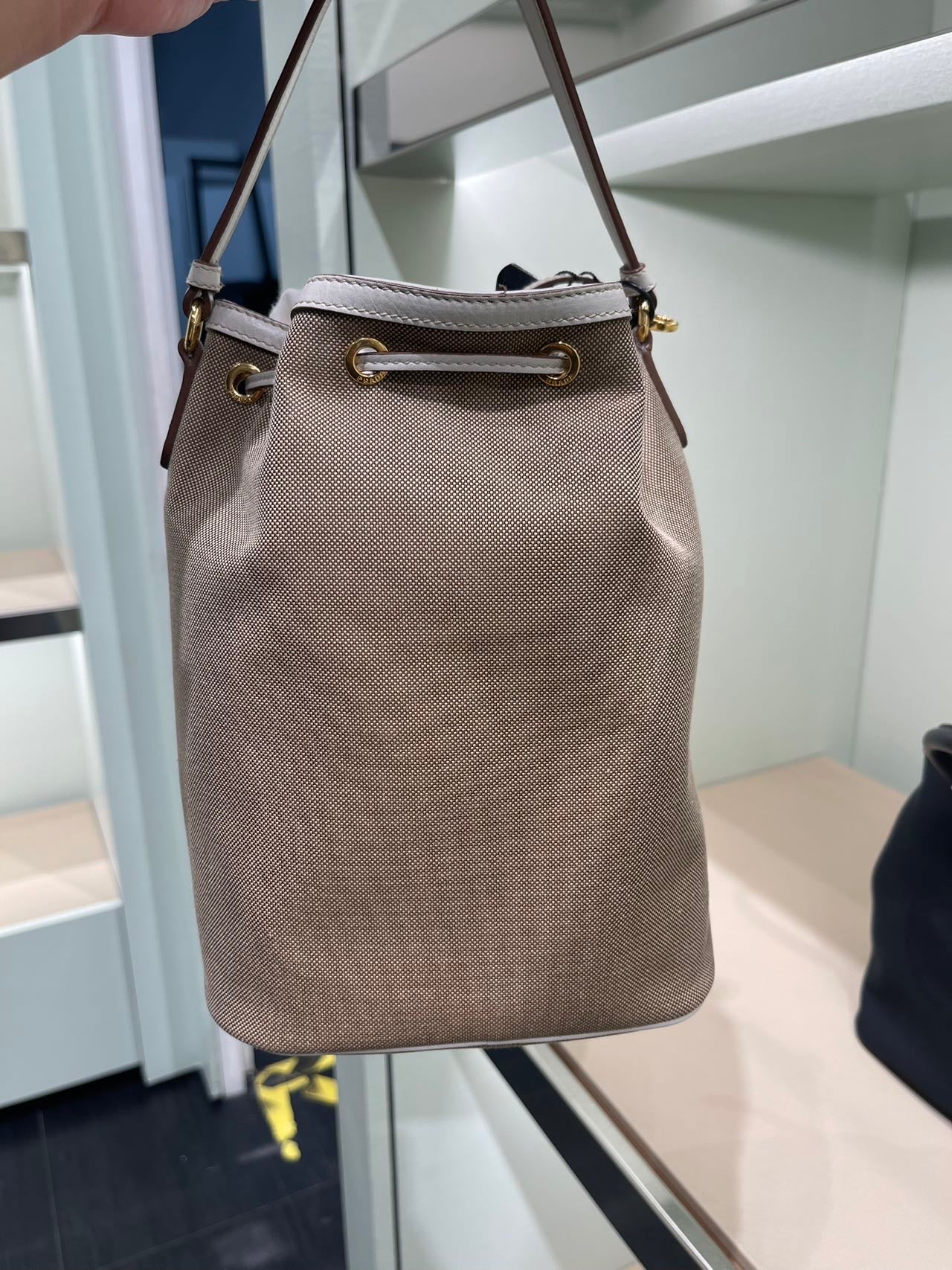 Prada canvas bucket bag 普拉達帆布水桶包