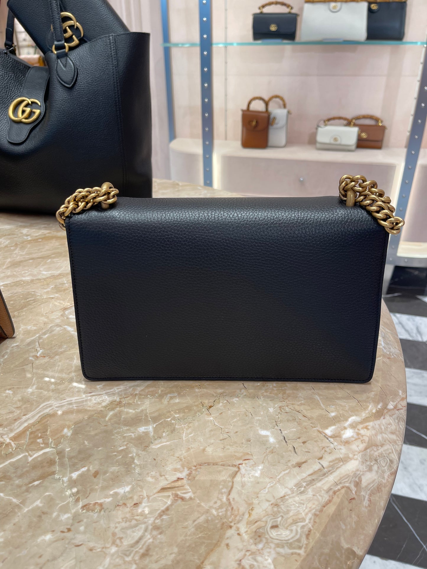 Gucci GG Marmont cellarius handbag古馳金色鏈條肩背包