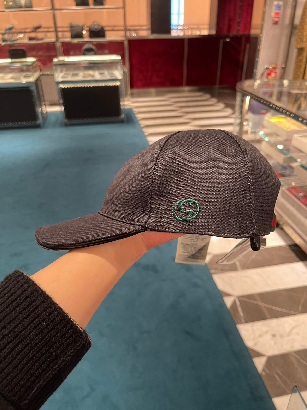 Gucci canvas cap古馳帆布鴨舌帽