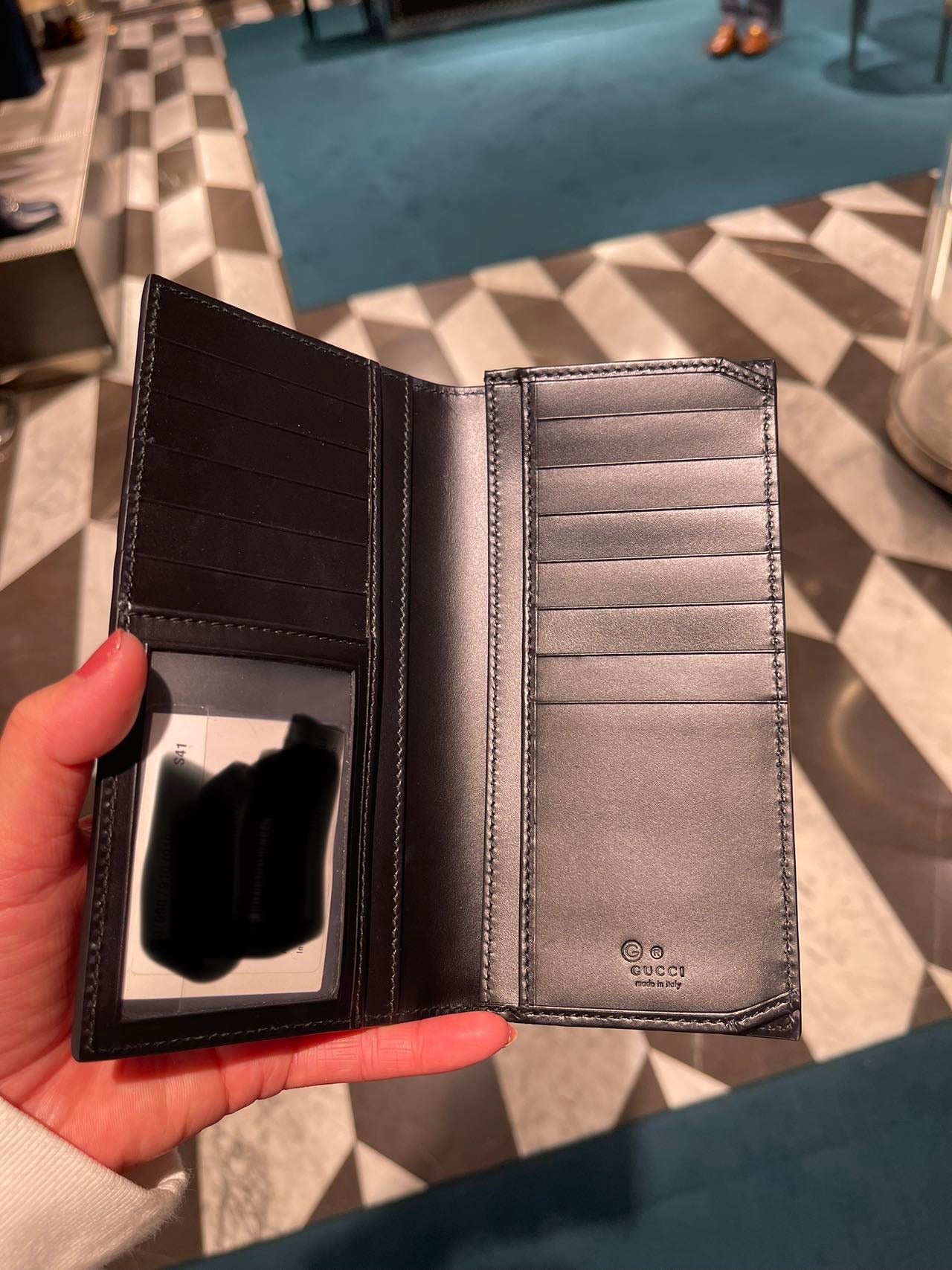 Gucci signature long wallet 古馳GG壓紋長夾