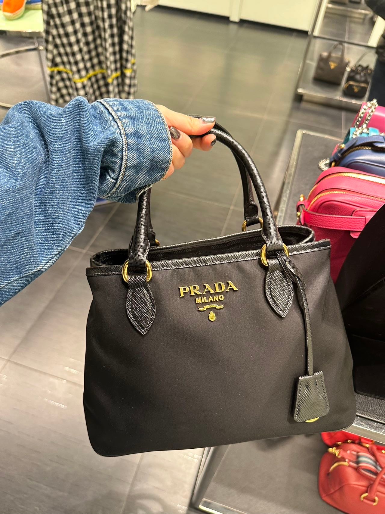 Prada nylon bag 普拉達尼龍肩背手提包