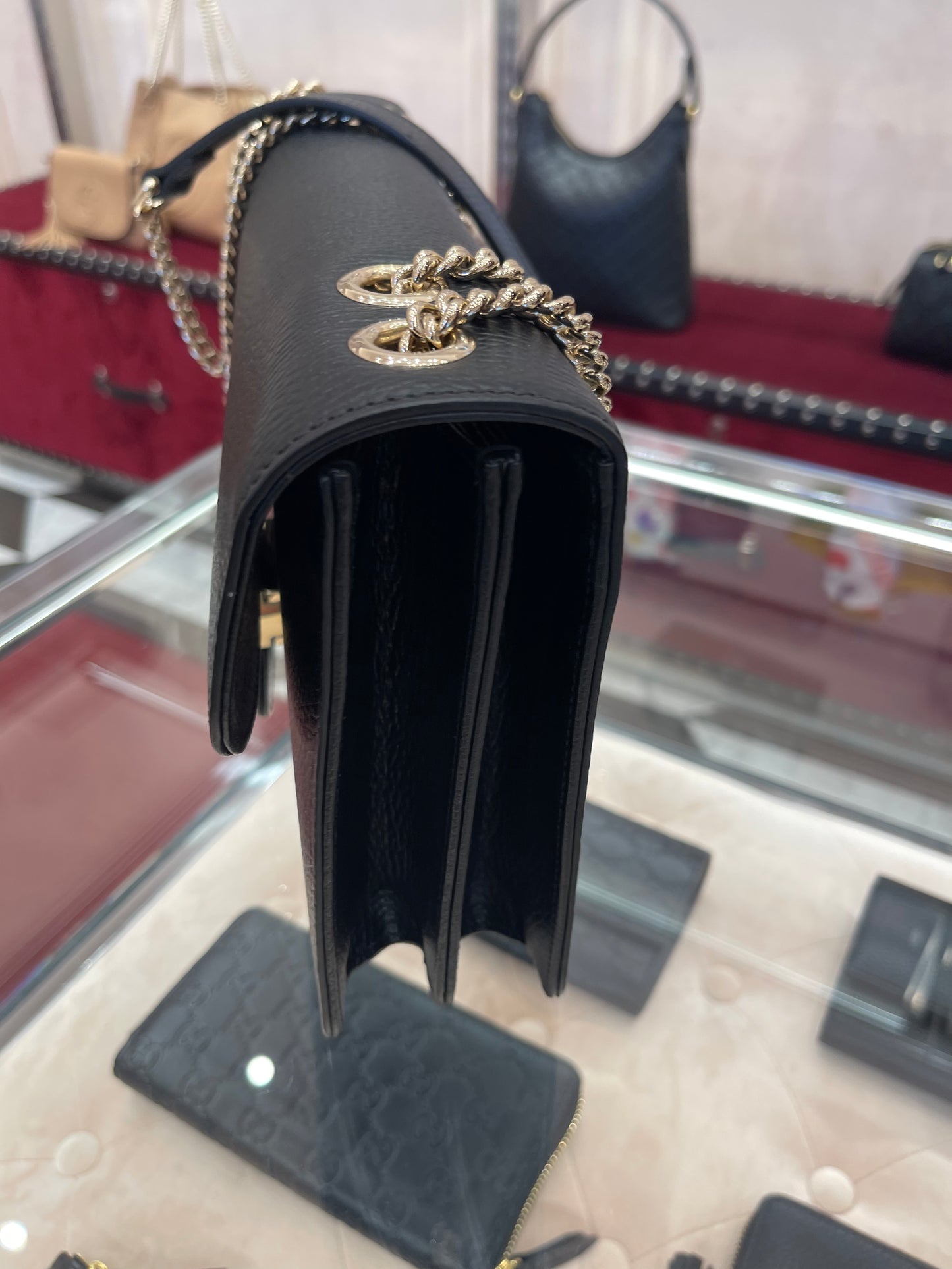 Gucci GG chain shoulder bag 古馳GG鏈條包