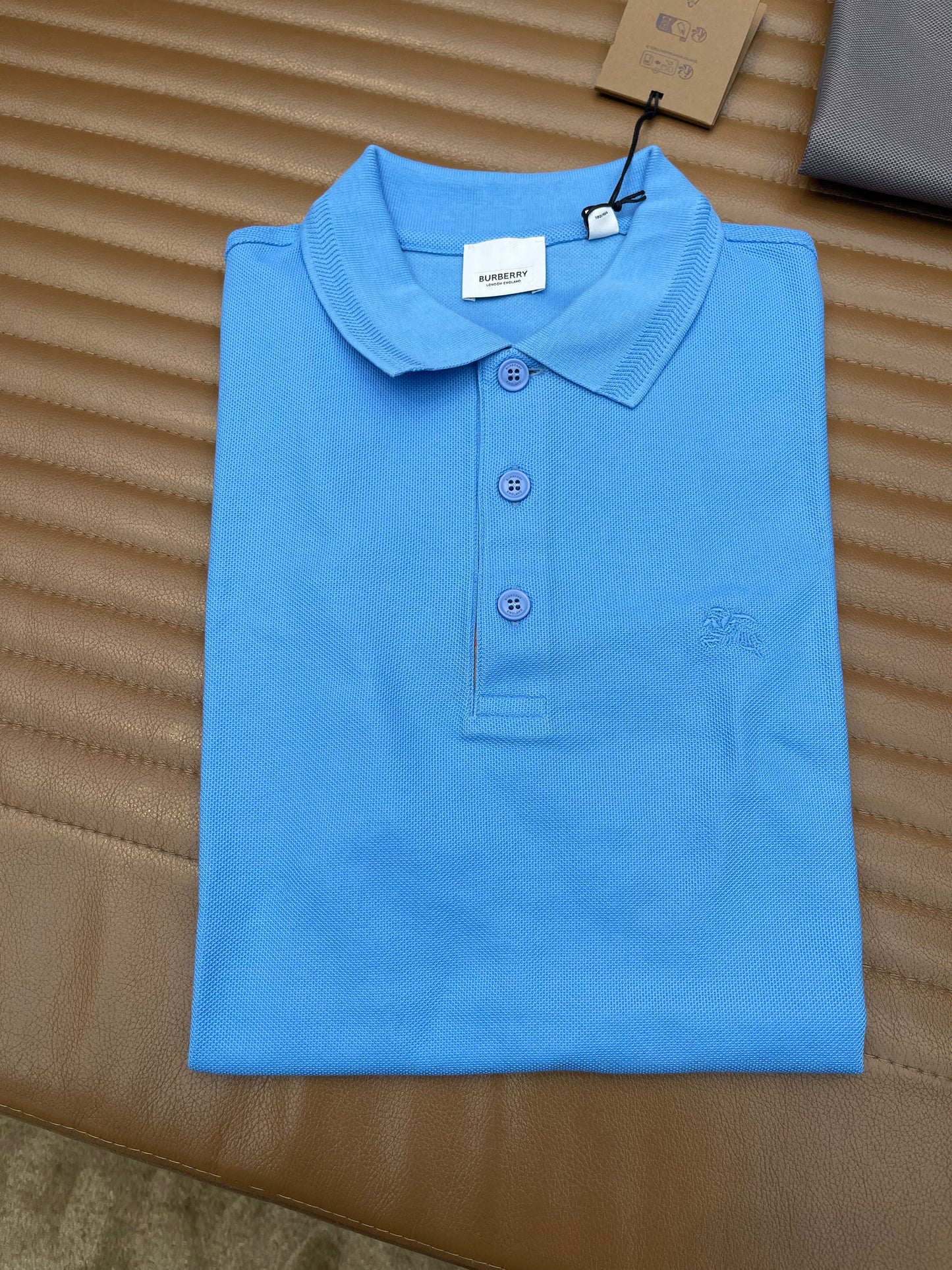 Burberry polo shirt 巴寶莉男士短袖polo衫 胸口刺繡
