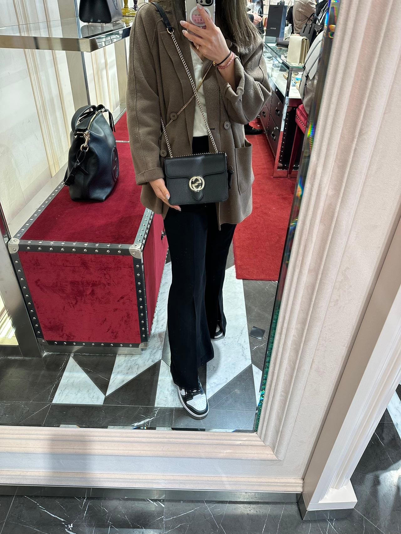 Gucci square handbag古馳方型風琴包