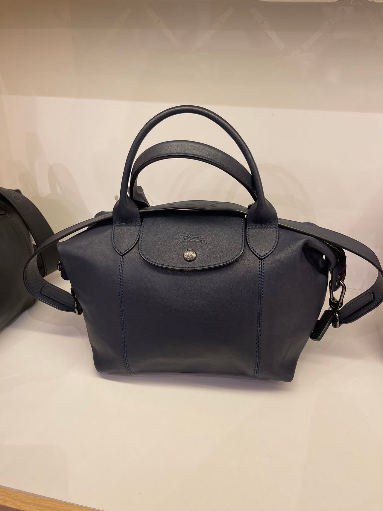 Longchamp le pliage 皮革手提肩背包