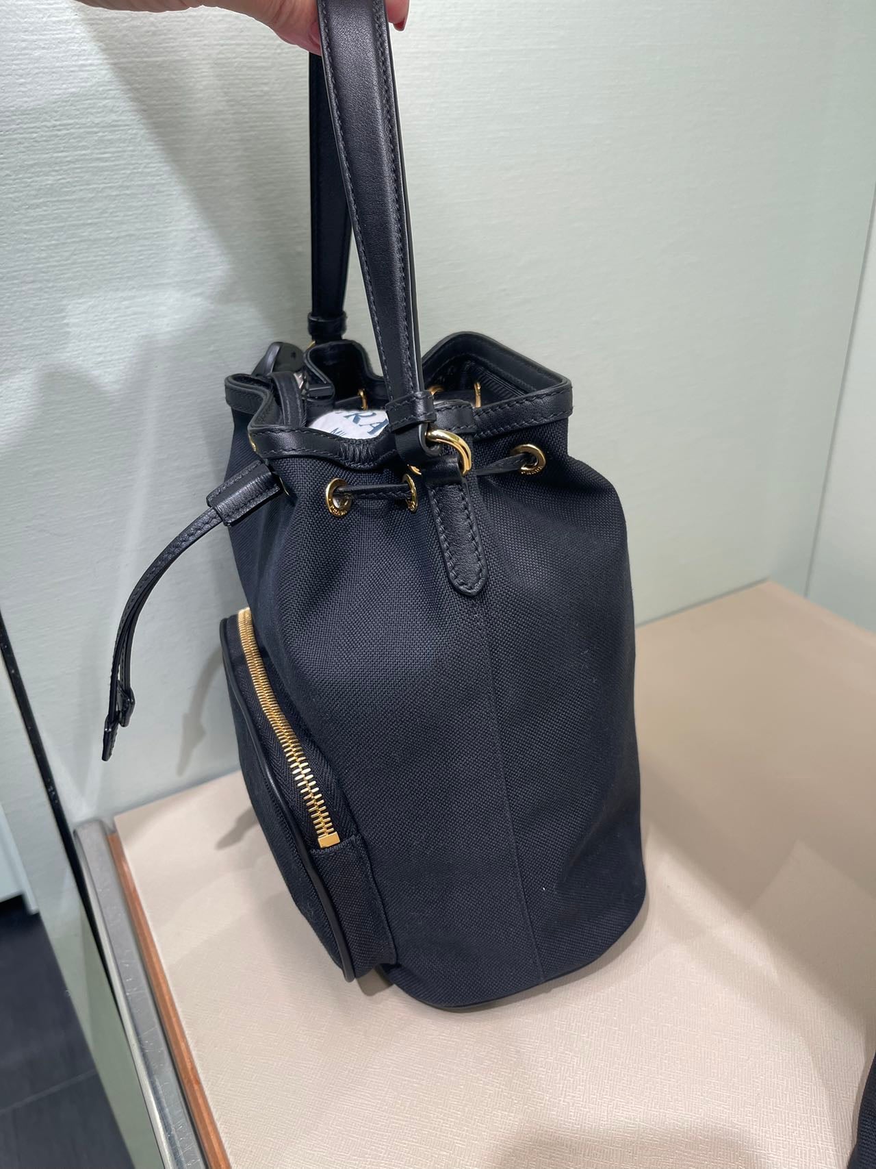 Prada canvas bucket bag 普拉達帆布水桶包