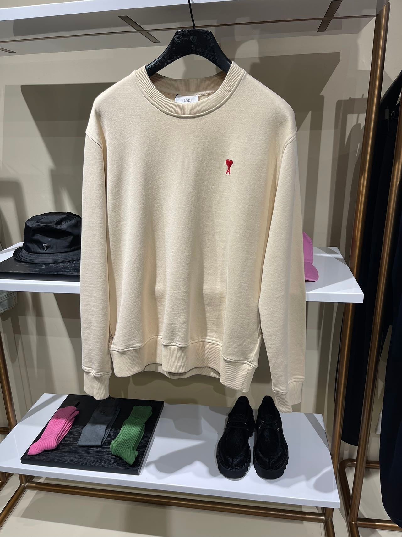 Ami Paris long sleeves top 長袖棉質上衣