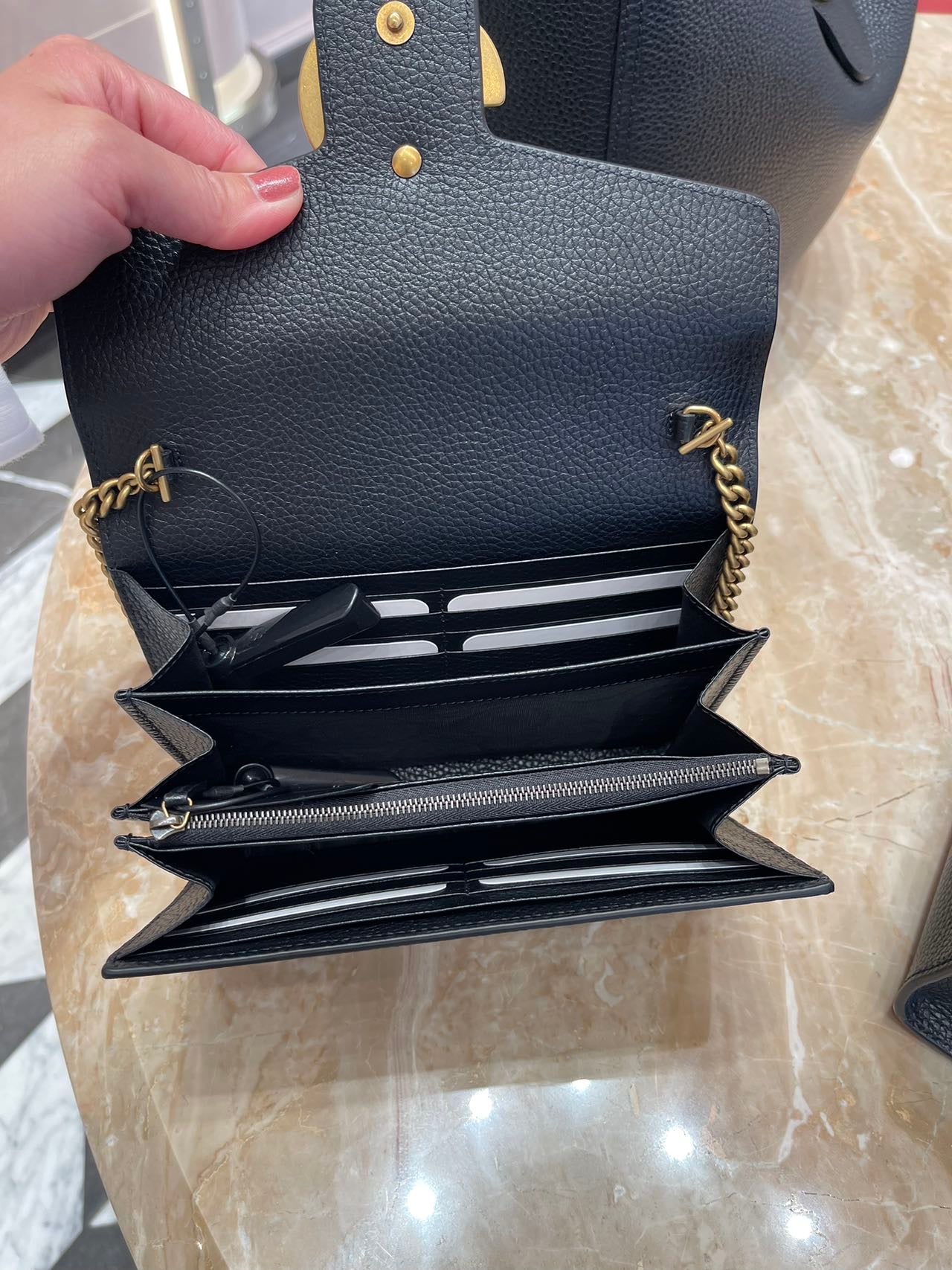 Gucci Cellarius wallet on chain 古馳鏈條手拿包