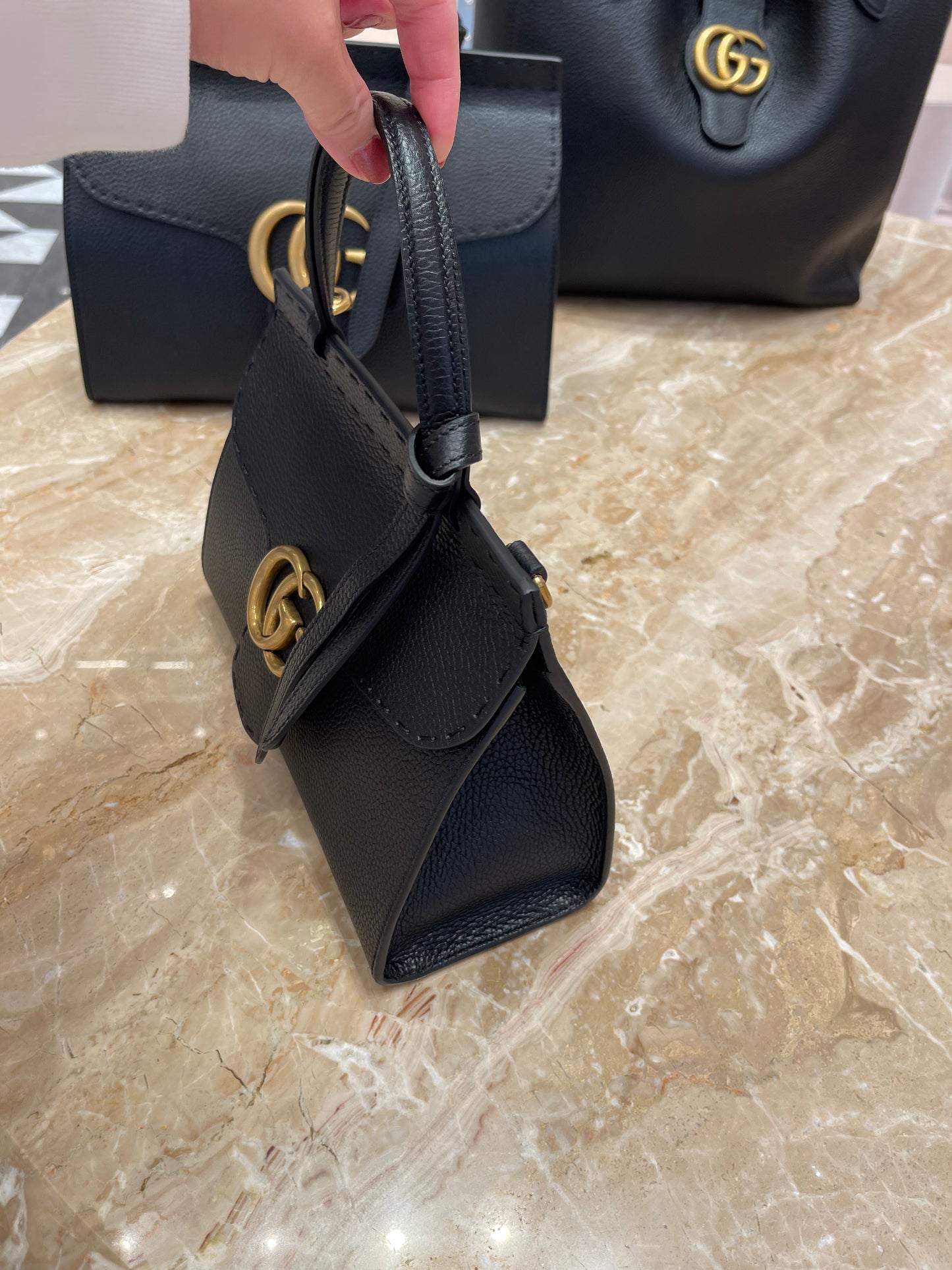Gucci GG Marmont Cellarius handle bag 古馳提把肩背包