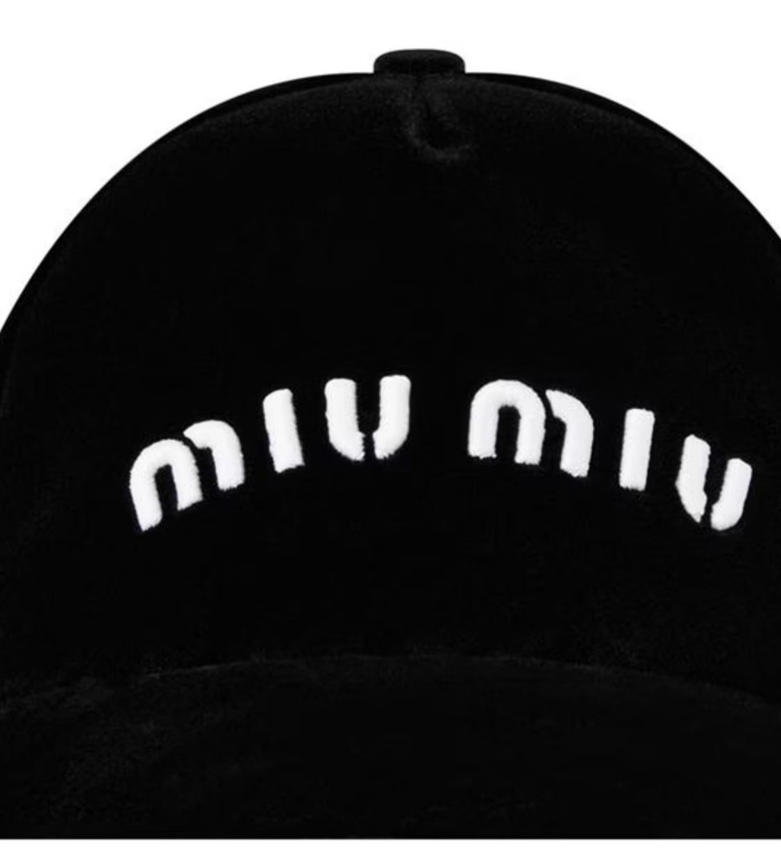 MIU MIU LOGO CAP 繆繆標誌棒球帽