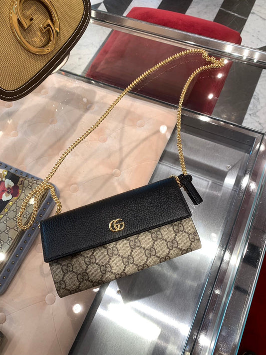 Gucci wallet on chain 古馳鏈條皮夾