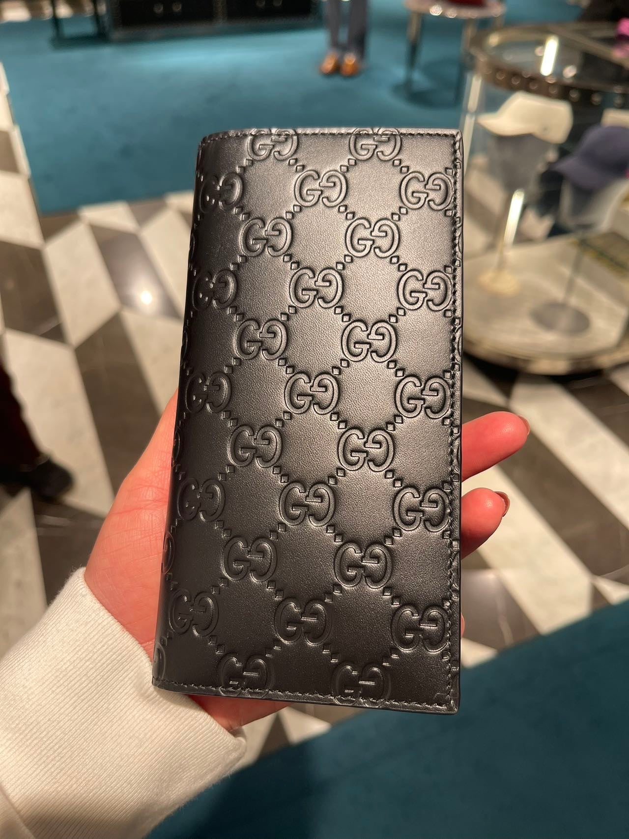 Gucci signature long wallet 古馳GG壓紋長夾