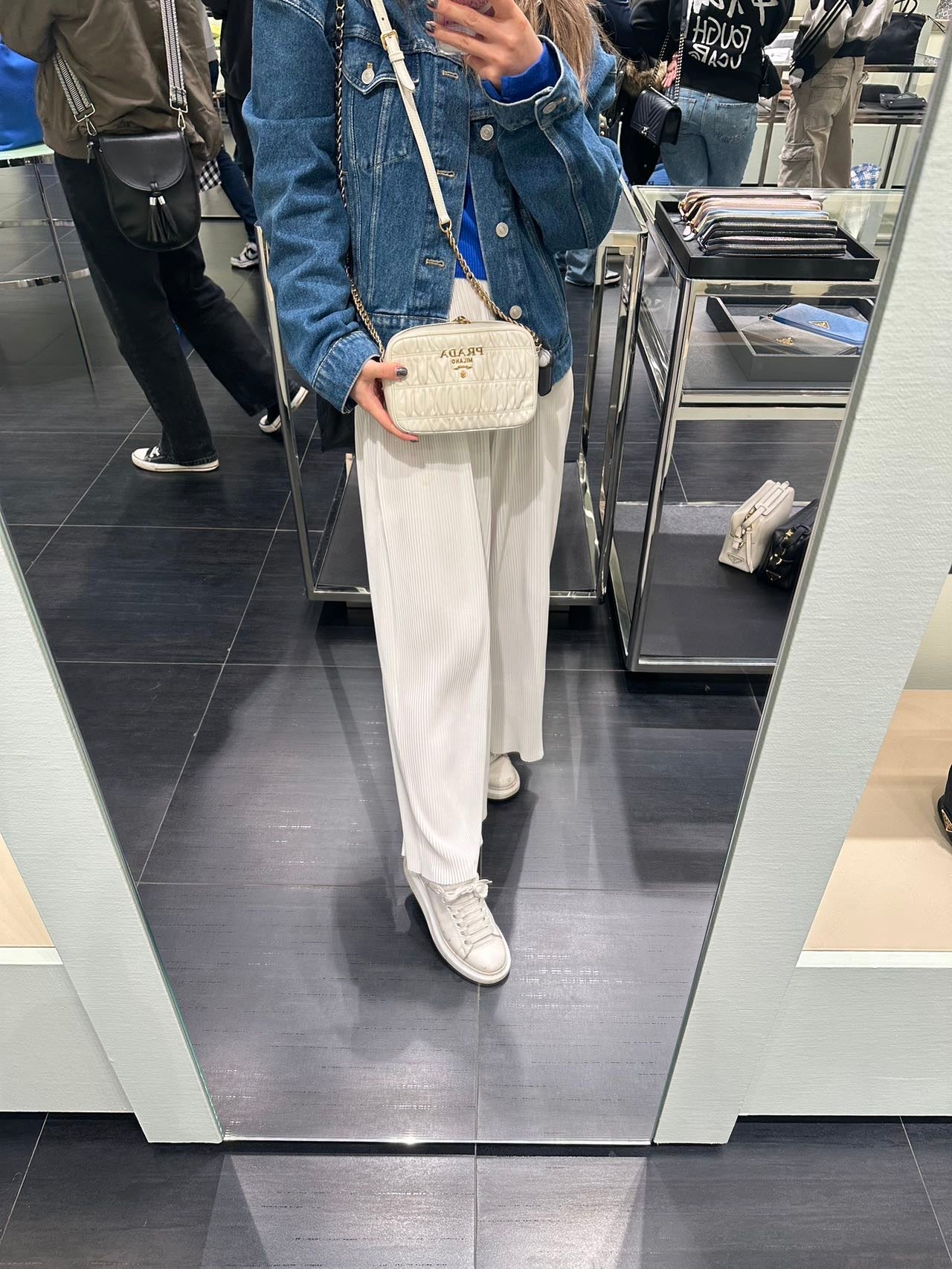 Prada Matelassé camera bag 普拉達抓皺相機包