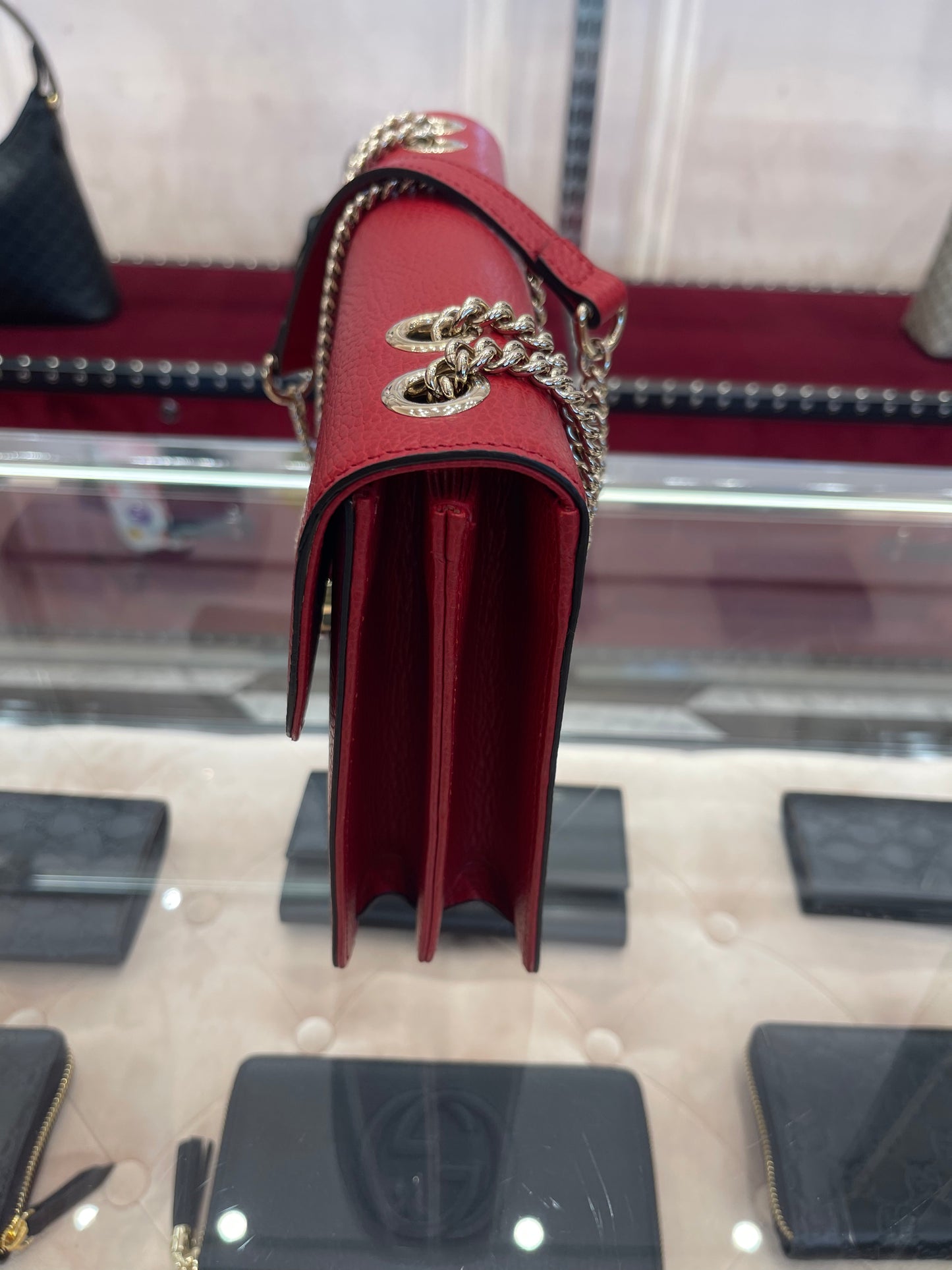 Gucci GG chain shoulder bag 古馳GG鏈條包