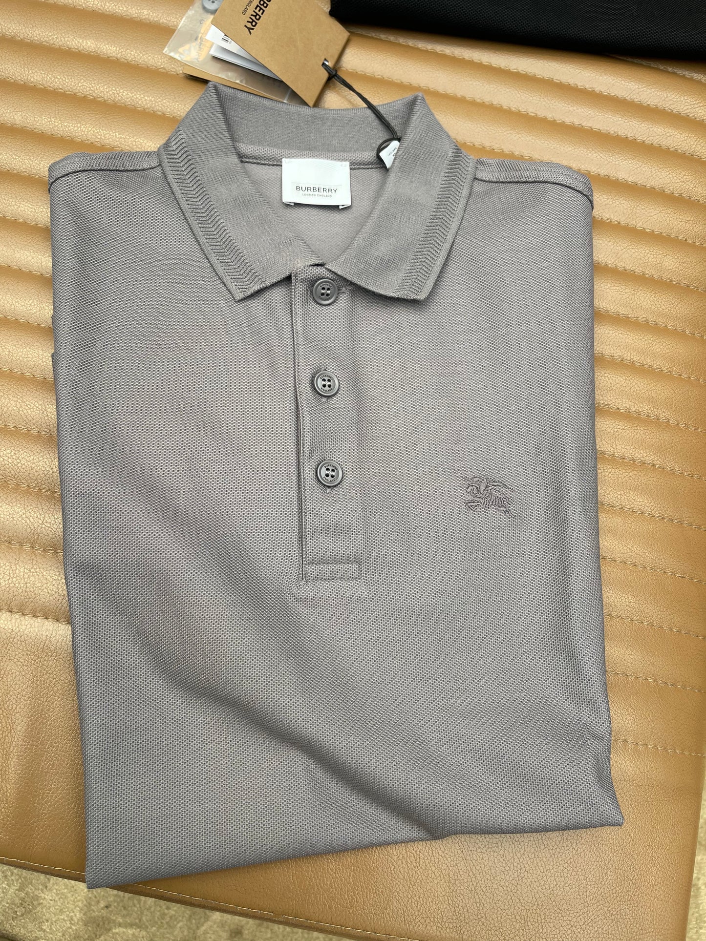 Burberry polo shirt 巴寶莉男士短袖polo衫 胸口刺繡