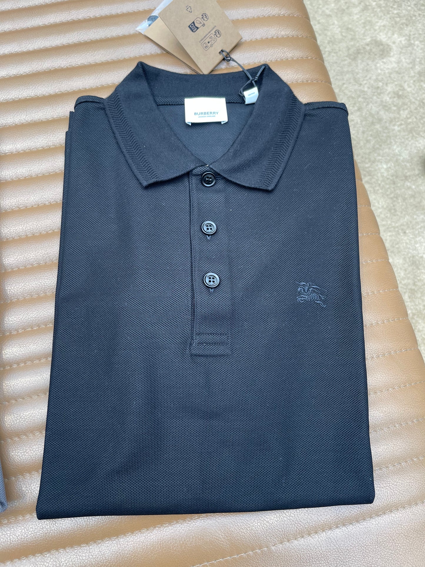 Burberry polo shirt 巴寶莉男士短袖polo衫 胸口刺繡