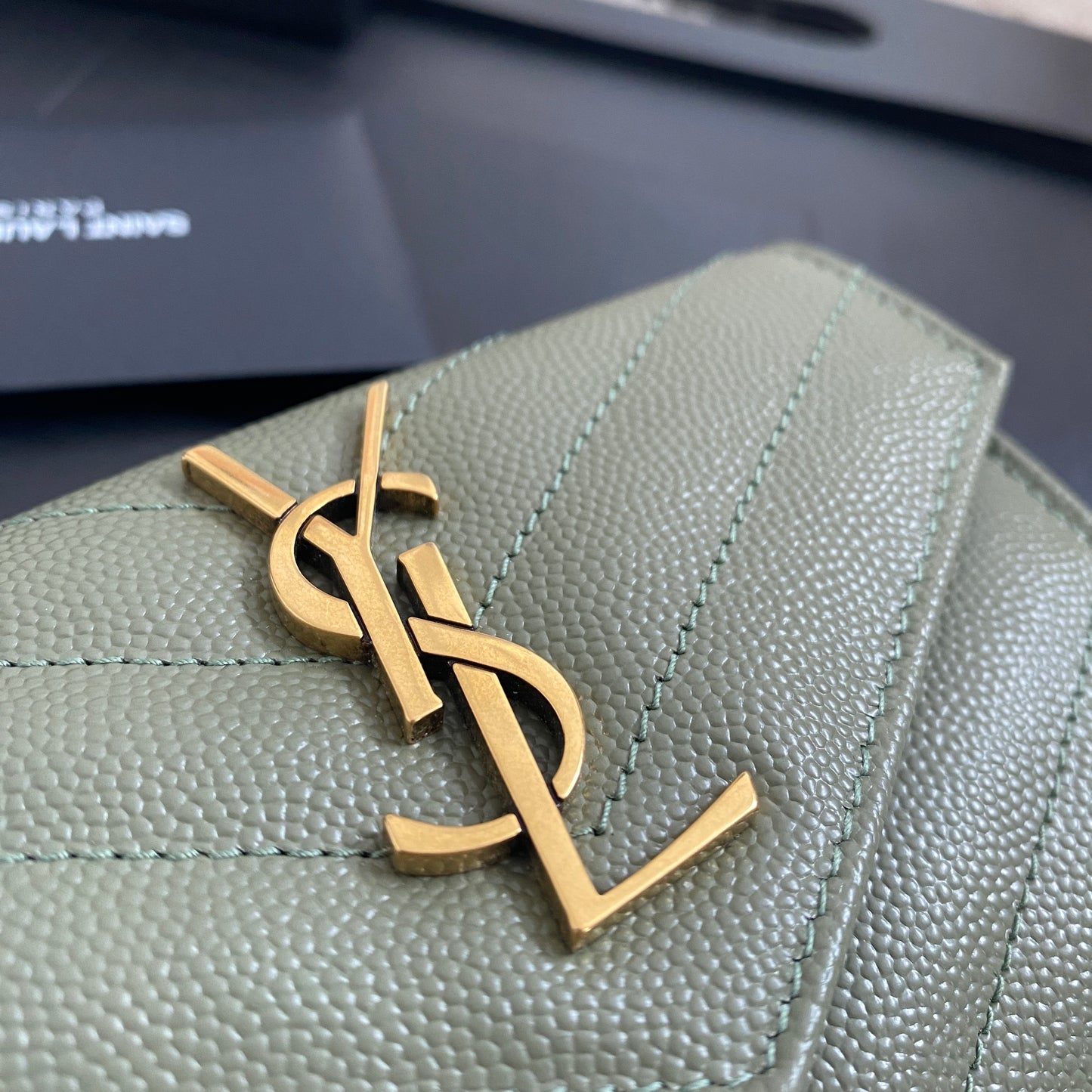 YSL saint Laurant card holder 聖羅蘭卡夾