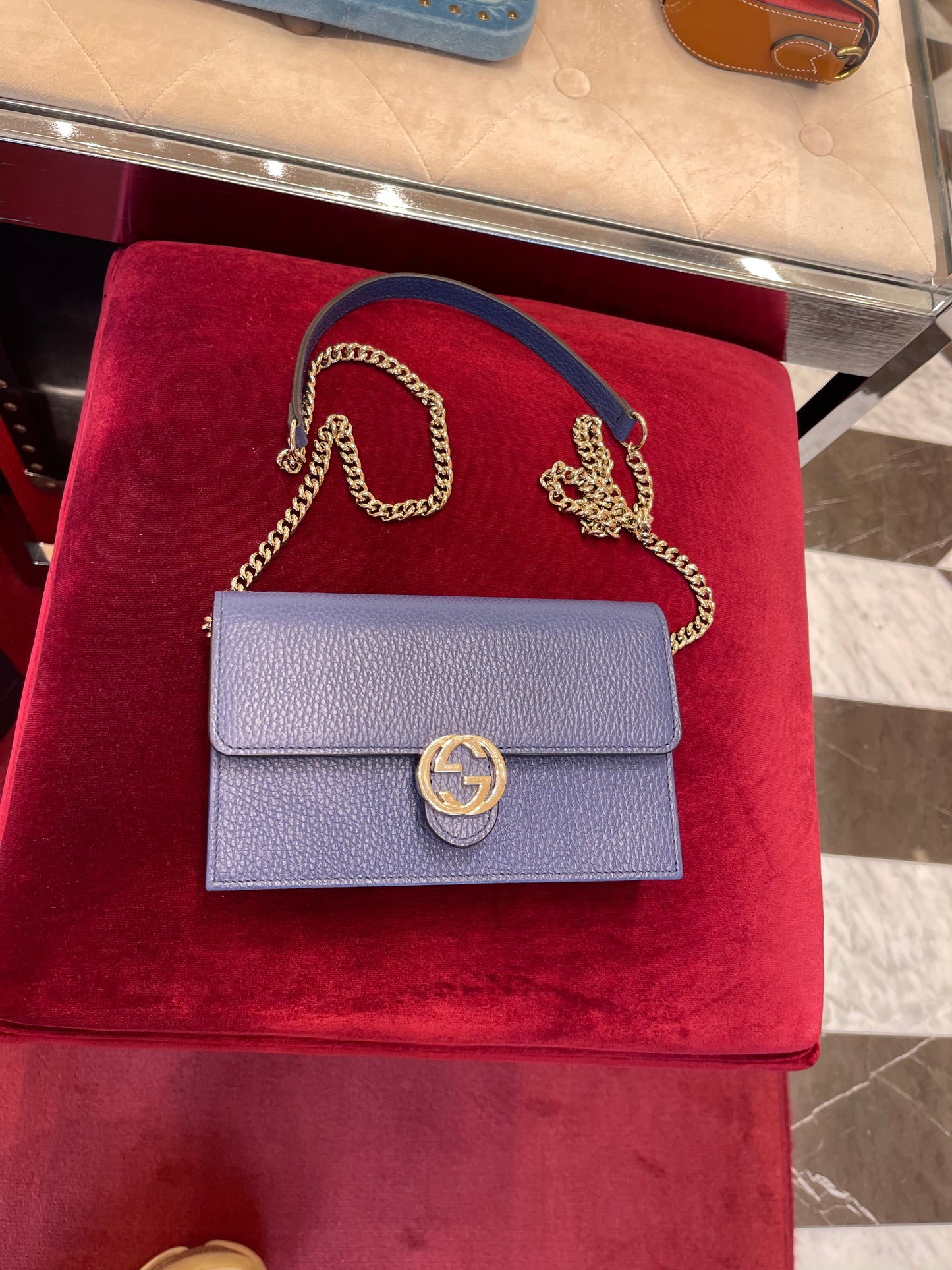 Gucci wallet on chain 古馳鏈條包
