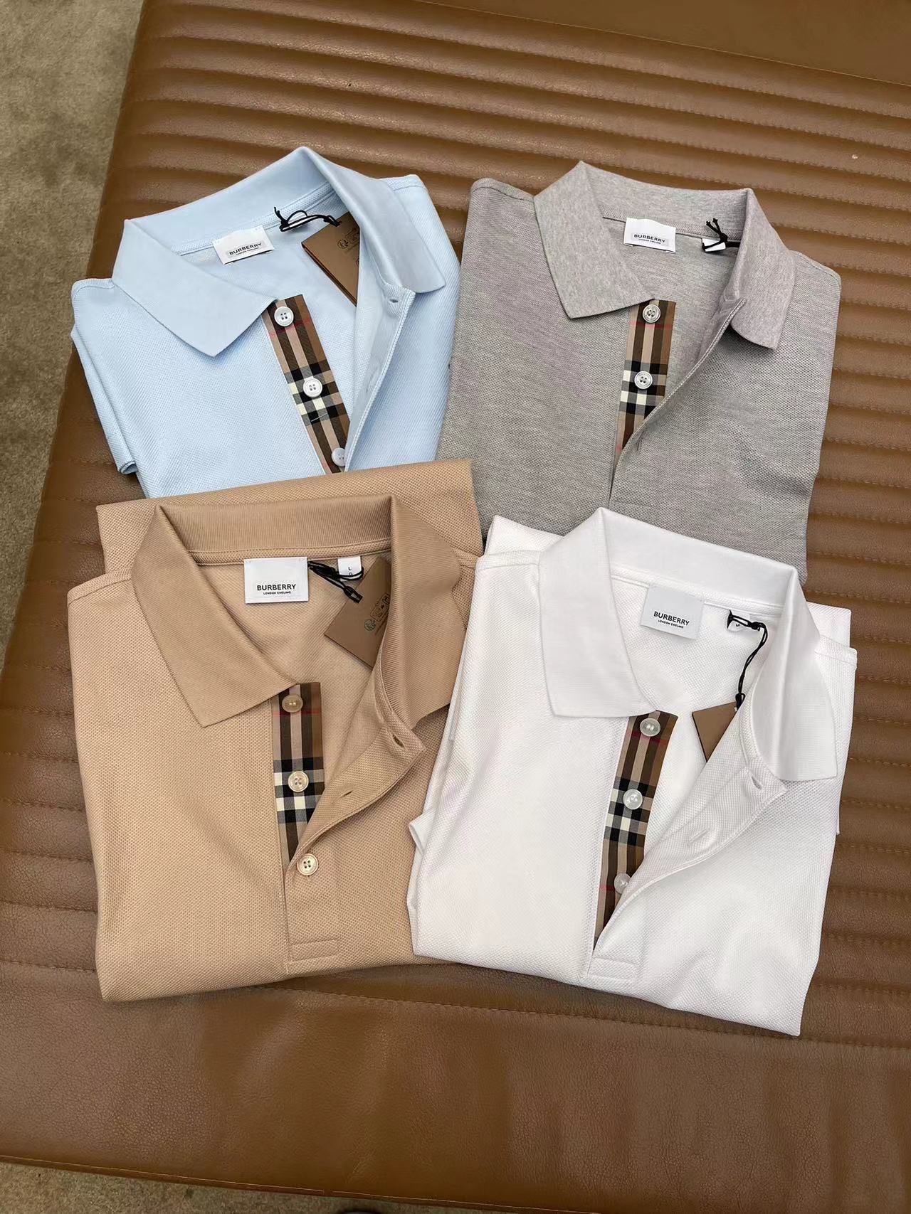 Burberry polo shirt 巴寶莉男士短袖polo衫 無刺繡