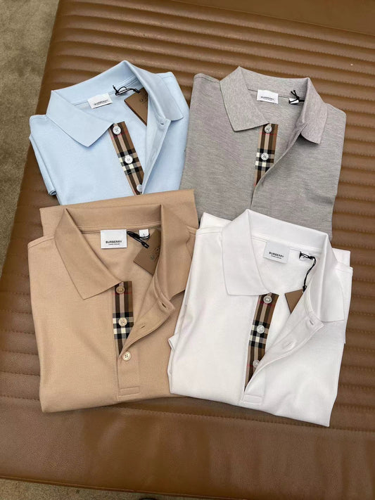 Burberry polo shirt 巴寶莉男士短袖polo衫 無刺繡