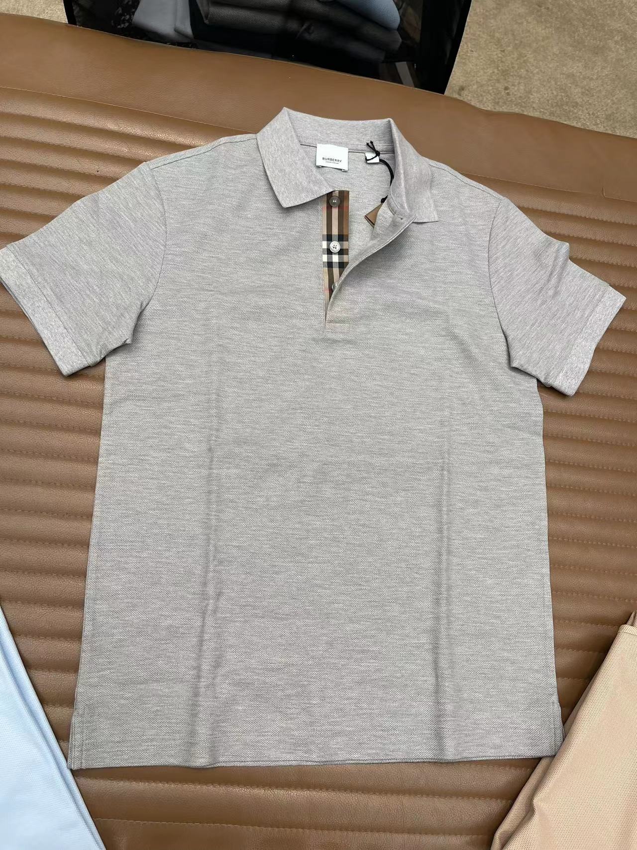 Burberry polo shirt 巴寶莉男士短袖polo衫 無刺繡