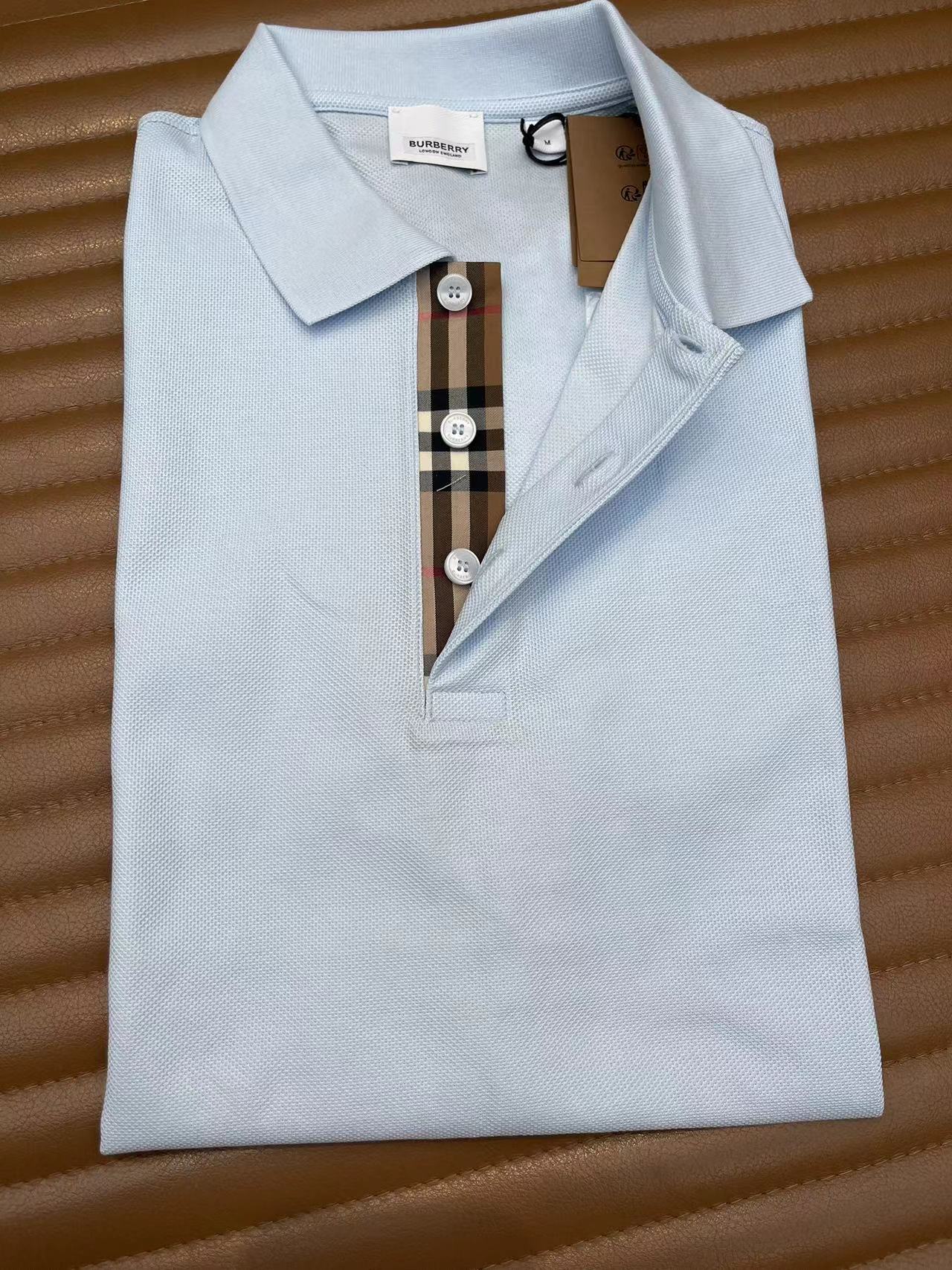 Burberry polo shirt 巴寶莉男士短袖polo衫 無刺繡
