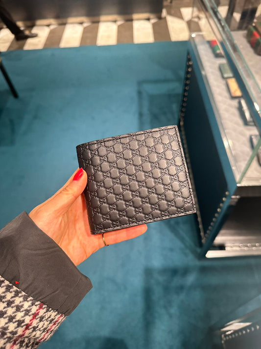 Gucci Guccissima wallet 古馳GG壓紋對折零錢袋短夾