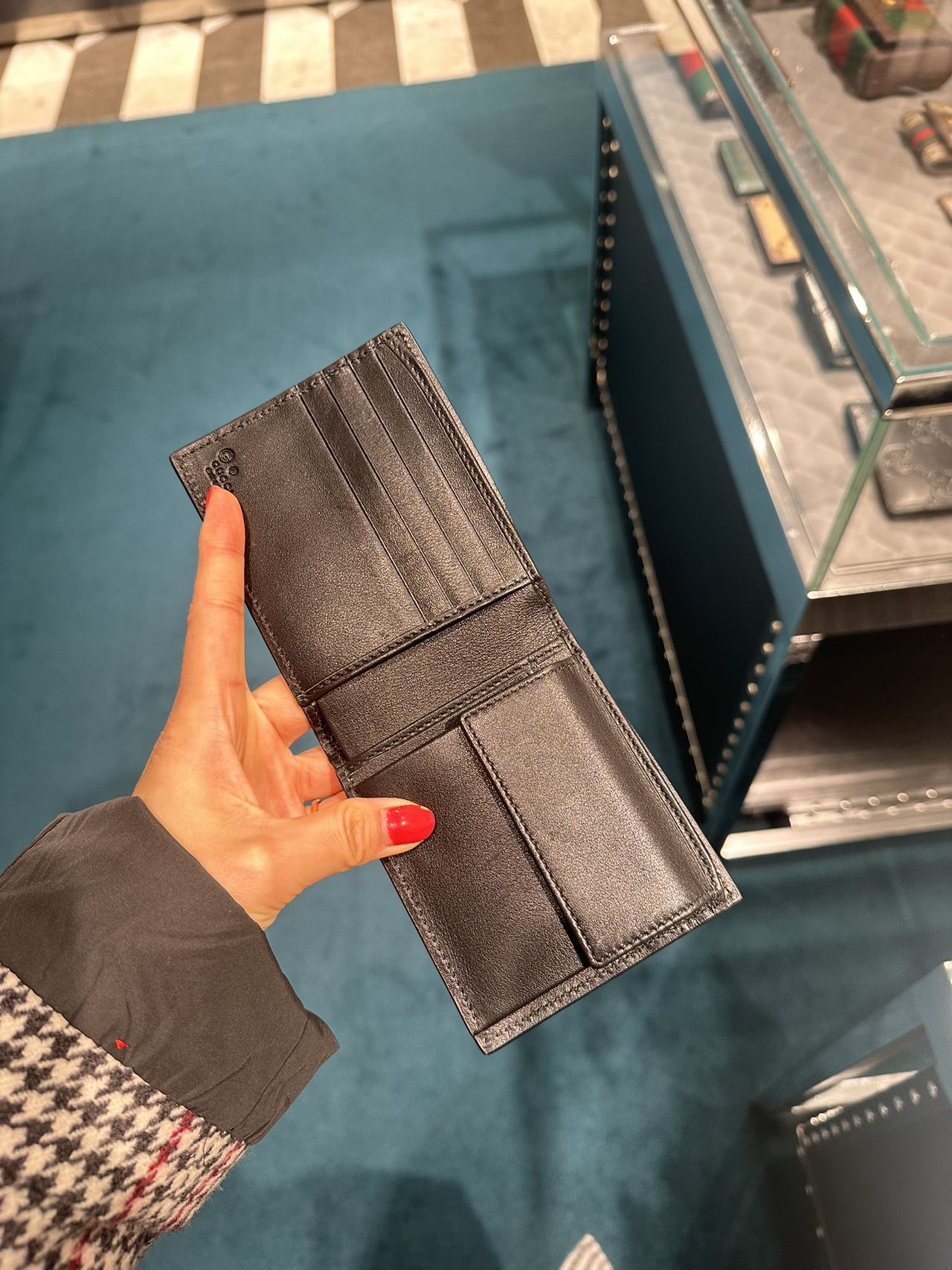 Gucci Guccissima wallet 古馳GG壓紋對折零錢袋短夾