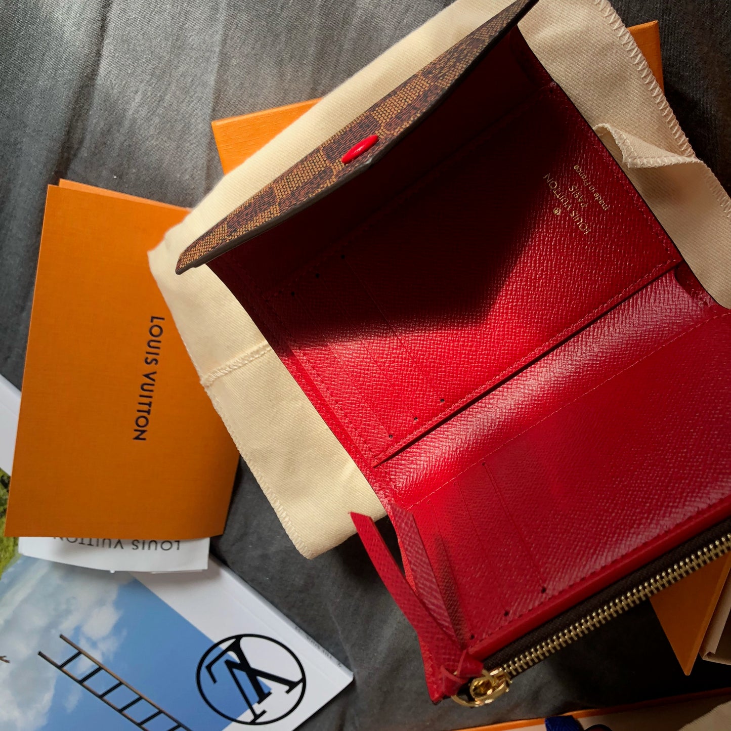Louis Vuitton monogram short wallet | LV 經典格紋短夾